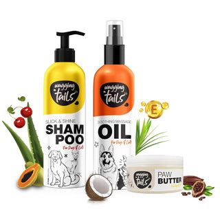 Shining Star Kit - Massage Oil, Shampoo & Paw Butter Kit