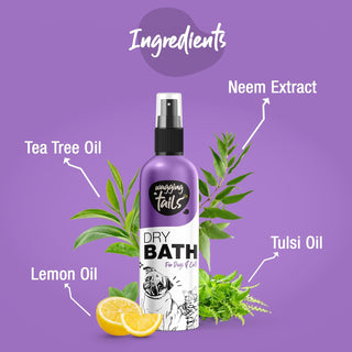 Furshine Bathing Kit - Shampoo & Dry Bath Kit - 200ml + 200ml